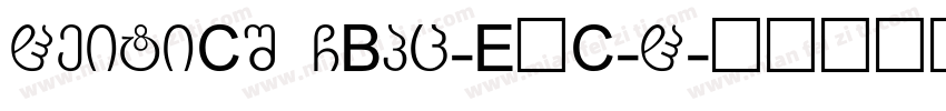 HeitiCS GBpc-EUC-H字体转换